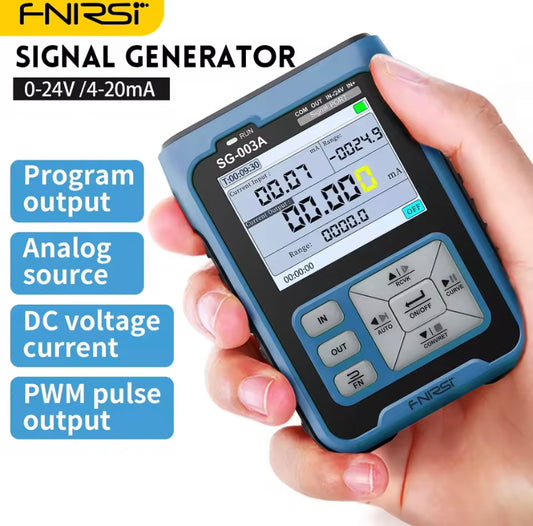 FNIRSI SG-003A 4-20mA Multi-Function Signal Generator with PT100 Thermocouple Resistance Calibrator & Pressure Transmitter