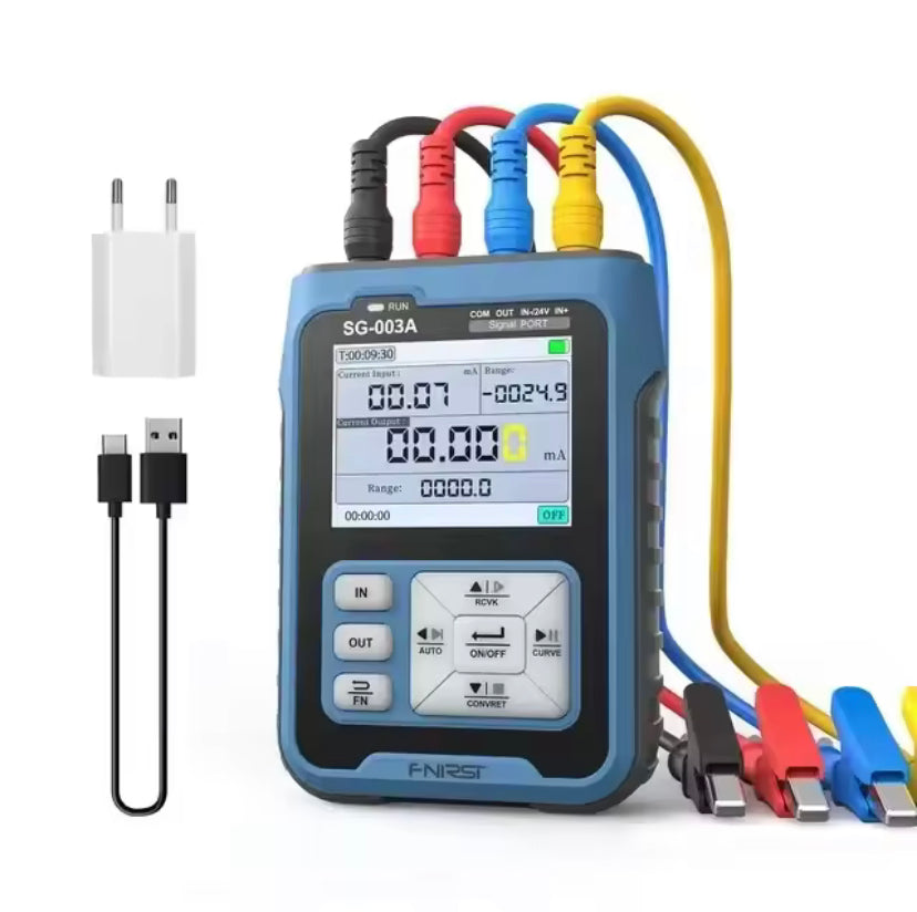 FNIRSI SG-003A 4-20mA Multi-Function Signal Generator with PT100 Thermocouple Resistance Calibrator & Pressure Transmitter