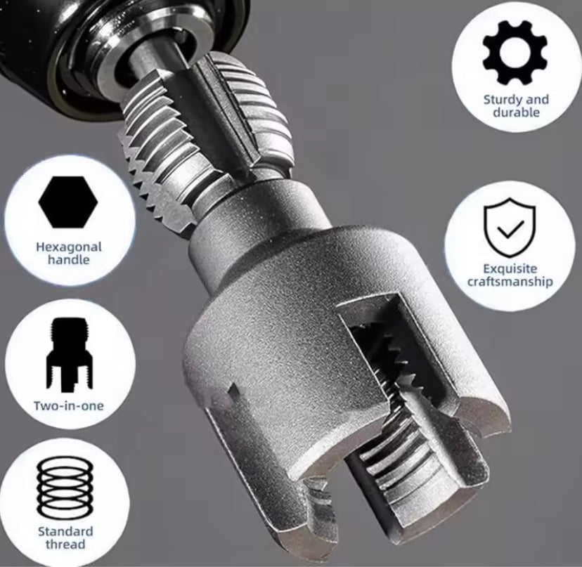 3 Size Pipe Threading Tool Set 1/2, 3/4 And 1 INCH Integrated Internal External Thread Maker for PVC PPR Plastic Water Pipe General Plumbing Die Set