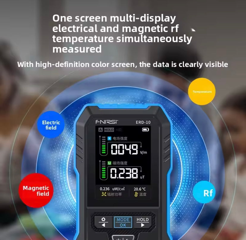 ERD-10 Electrical Electromagnetic Radiation Detector, Household Appliances, Personal Dose Alarm Electromagnetic Field  597