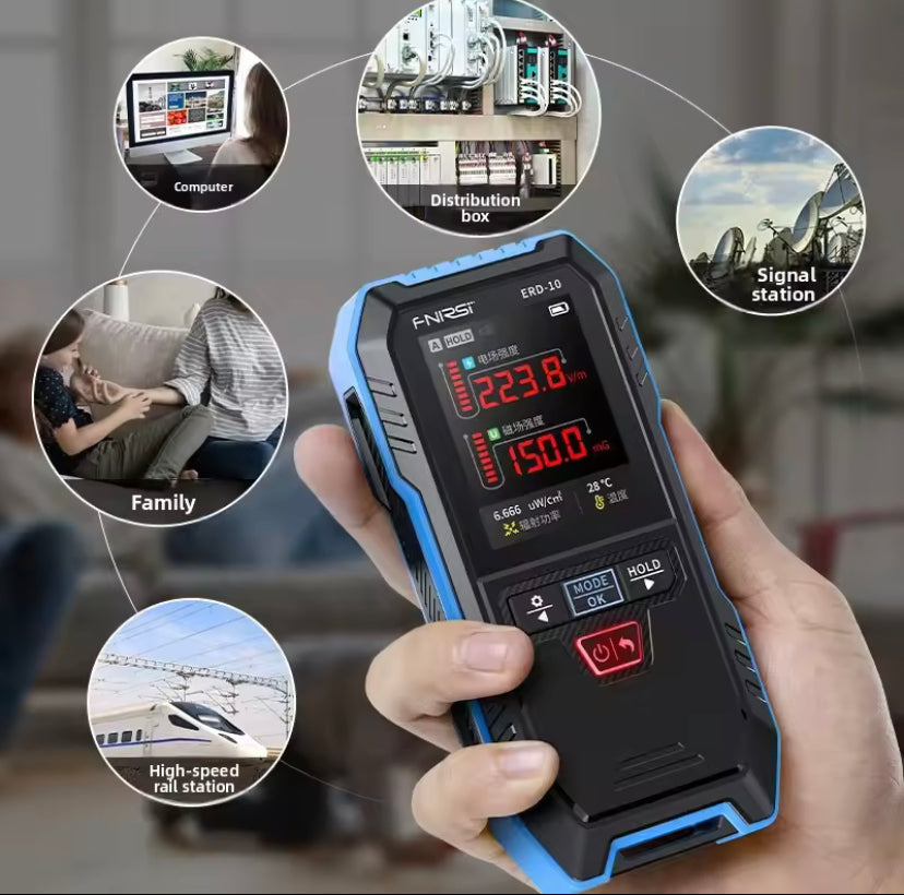 ERD-10 Electrical Electromagnetic Radiation Detector, Household Appliances, Personal Dose Alarm Electromagnetic Field  597