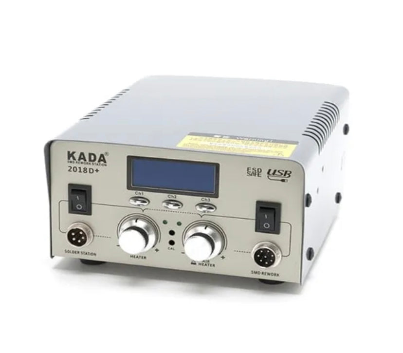 KADA 2018D+ SMD BGA Rework Station Hot Air Gun Soldering Iron 2 in 1 Welding Station