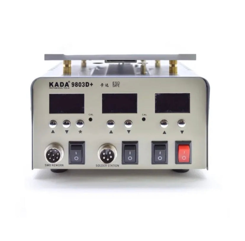 KADA 9803D+ 3-in-1 Rework Station with LCD Touch Screen Separator, Hot Air Station, and Soldering Iron Station