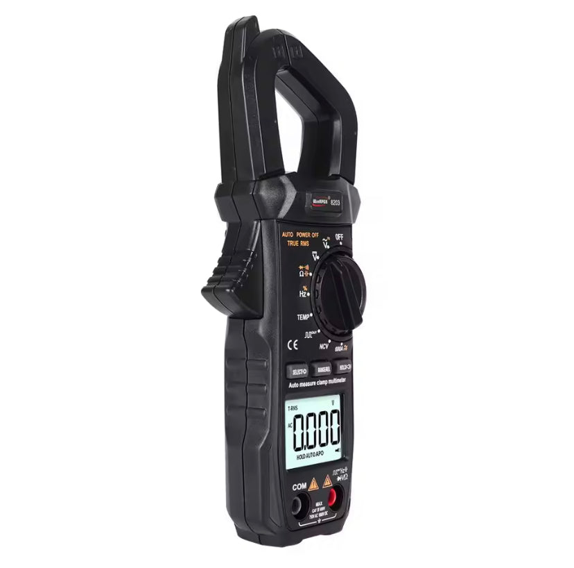 WINAPEX ET8203 600A AC DC Pocket Clamp Meter 6000 Counts Digital Multimeter Current Voltage Resistance Diode Temp Buzzer Test