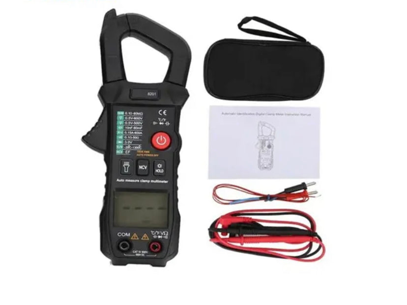 WINAPEX ET8201 600A 600V AC Clamp Meter Intelligent Automatic Identification High Accuracy Multimeter Ammeter