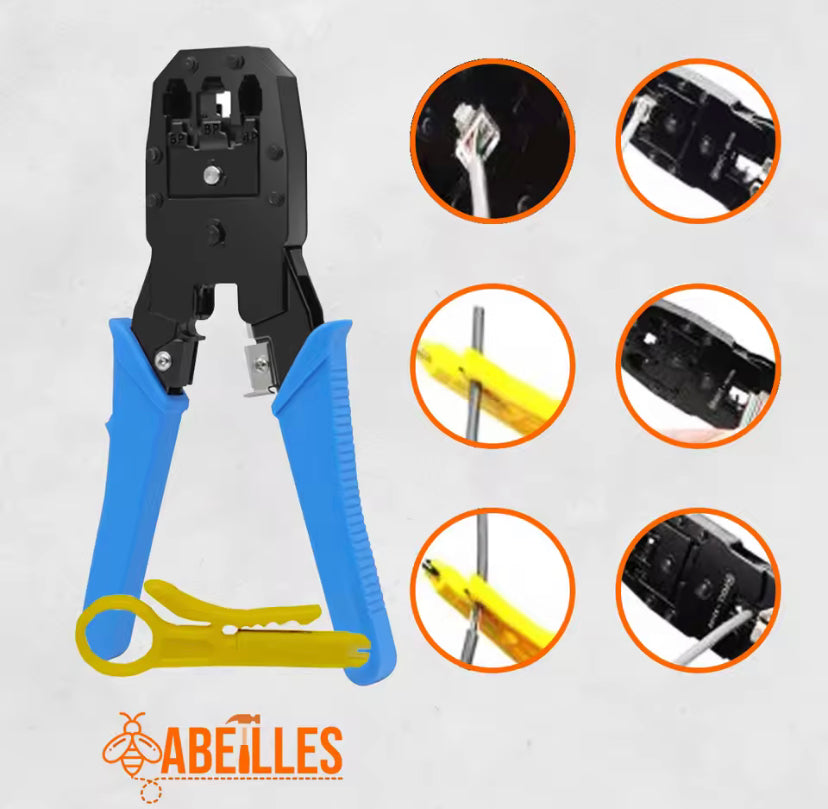YTH-315 Professional Wire Crimper Stripper Cutter Pliers For Networking And Telecom Use