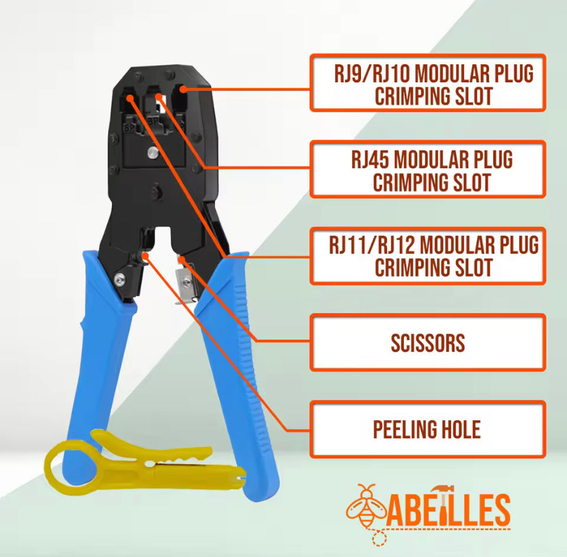 YTH-315 Professional Wire Crimper Stripper Cutter Pliers For Networking And Telecom Use