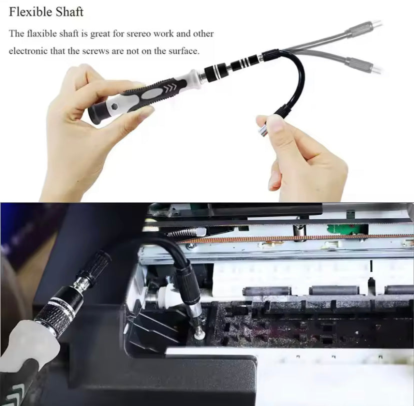 115 In 1  Precision Screwdriver Set Kit Mini Screwdriver Kit  Multi Computer PC Mobile Phone Repair Tool Hand  Tools RED