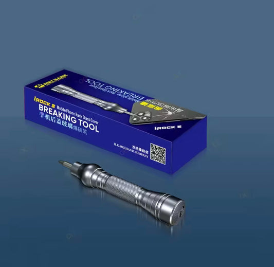 Mechanic iRock 5 Boulder Breaking Pen for IPhone Android Phone HUAWEI Back Cover Glass Broken Lens Module Blasting Repair