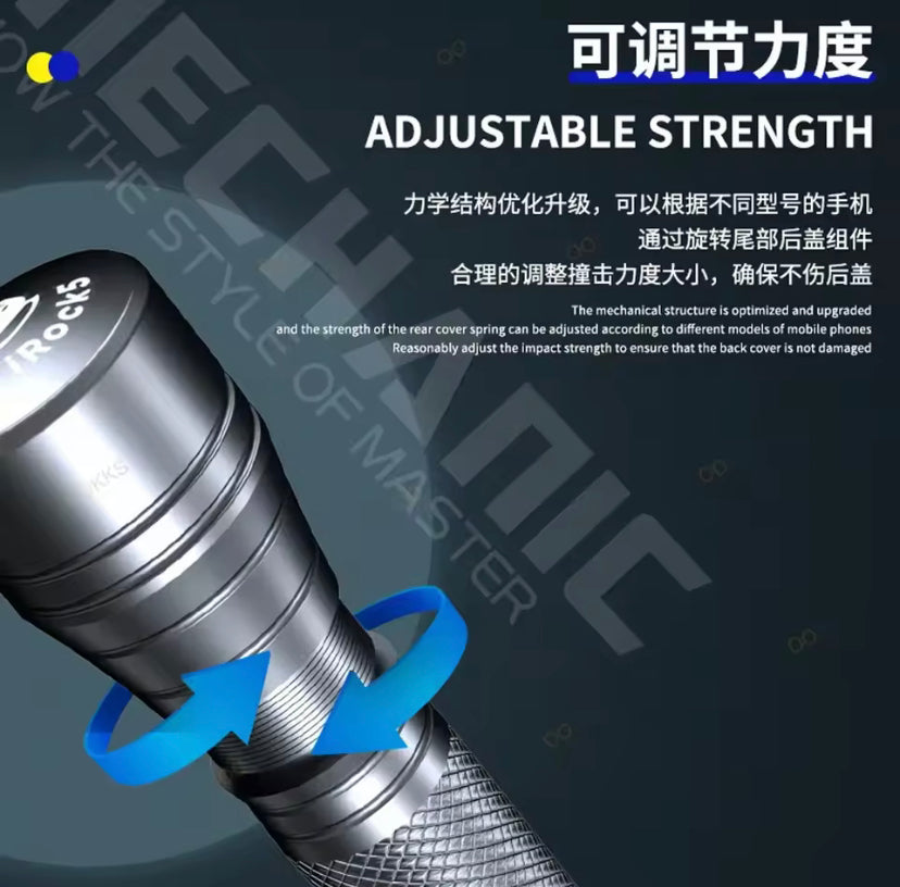 Mechanic iRock 5 Boulder Breaking Pen for IPhone Android Phone HUAWEI Back Cover Glass Broken Lens Module Blasting Repair