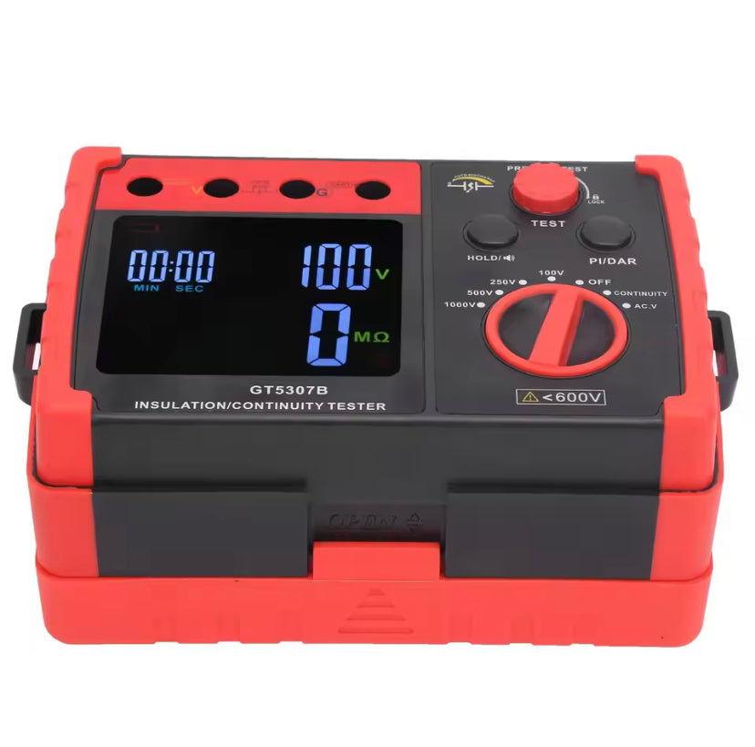 GT5307B Insulation Resistance Tester Megohmmeter Circuit Test High Precision Electronic Shake Meter 1000V