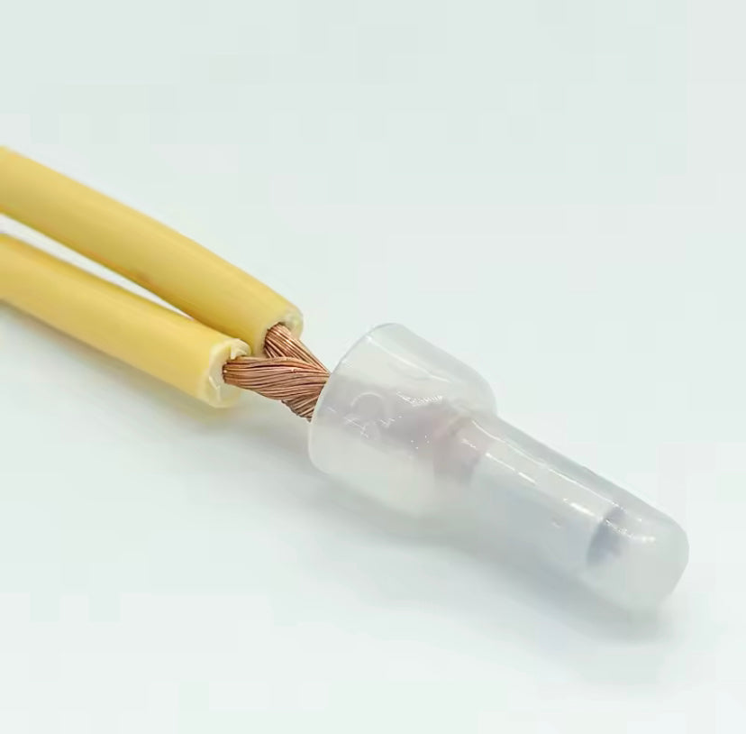 100PCS CE1 CE2 CE5  Closed End Crimp Caps End Wire Connector Nylon Crimp Caps Cable Terminals 22-16 16-14 12-10 AWG