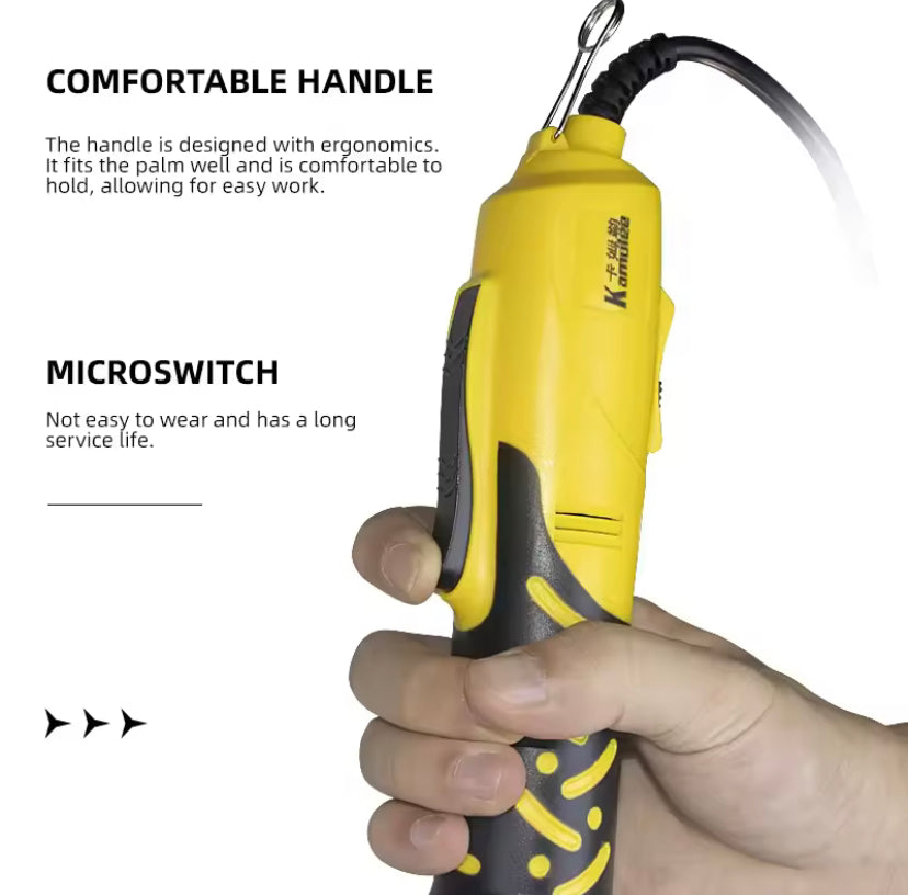 AC 220V S1/4 head size Electric Screwdriver Handheld Corded Electric Screw Driver Adjustable Torque Repair Tool