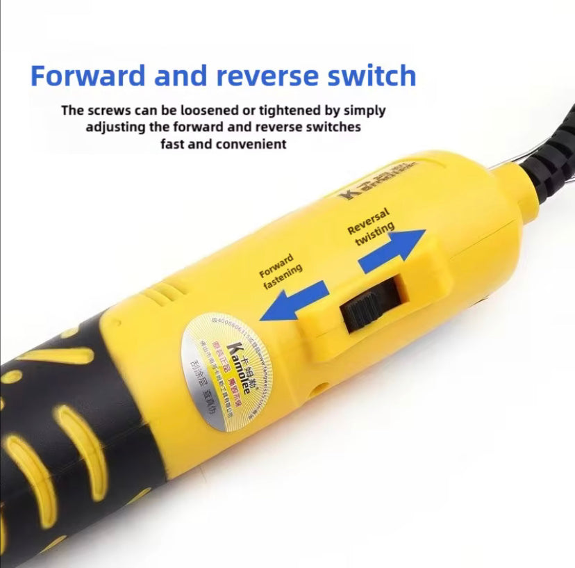 AC 220V S1/4 head size Electric Screwdriver Handheld Corded Electric Screw Driver Adjustable Torque Repair Tool