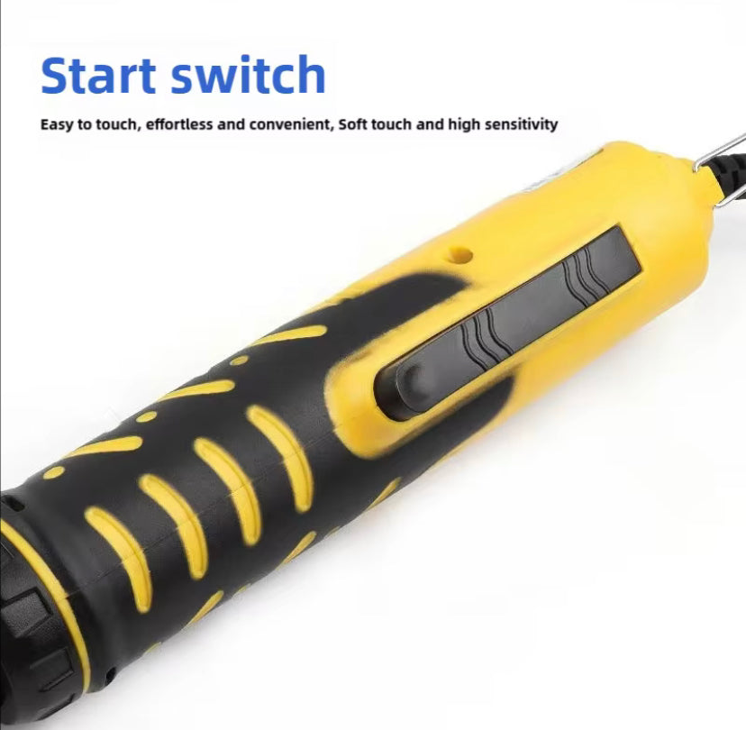 AC 220V S1/4 head size Electric Screwdriver Handheld Corded Electric Screw Driver Adjustable Torque Repair Tool