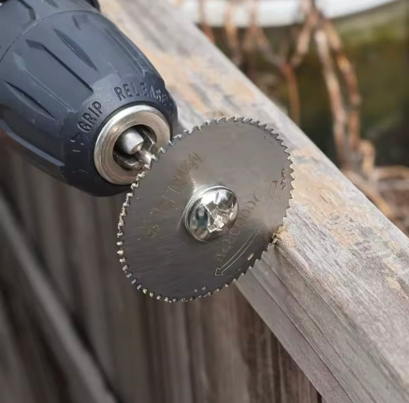 6PCS Set Mini Circular Saw Blades High-speed Steel Cutting Wheel Electric Drill Cutting Discs for Metal Wood Power Tool Parts