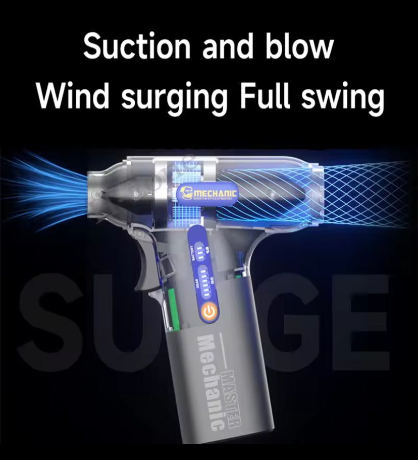 MECHANIC DB10 blowing and suction integrated turbine dust removal fan graphics card keyboard mobile phone computer cleaning tool