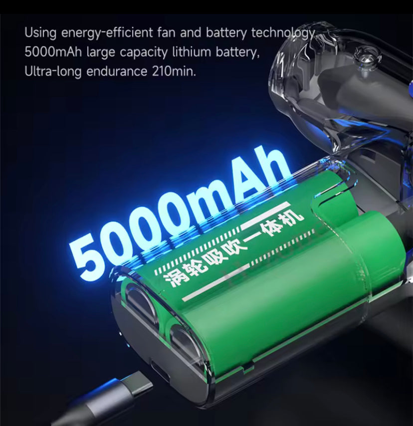 MECHANIC DB10 blowing and suction integrated turbine dust removal fan graphics card keyboard mobile phone computer cleaning tool