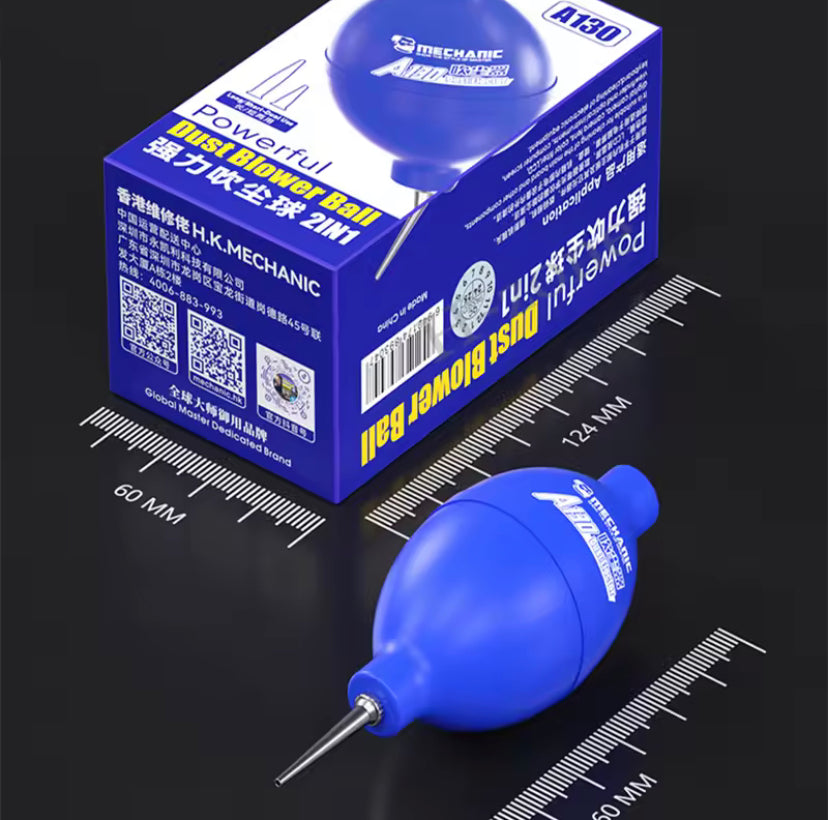 MECHANIC A130 Portable Strong 2 in 1 Dust-blowing Ball for Mobile Phone Soft High-elastic Keyboard Motherboard Cleaning Tool
