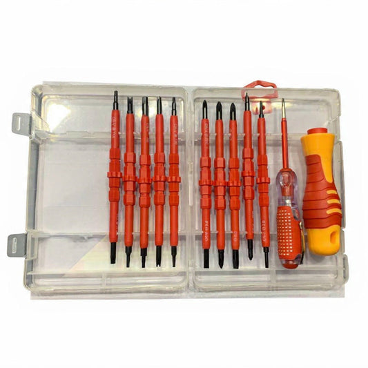 22 in 1  Insulated Screwdriver Set for Electrician Professional Tools Magnetic Screw driver Bits Insulation Hand Tools
