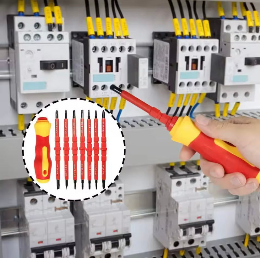 22 in 1  Insulated Screwdriver Set for Electrician Professional Tools Magnetic Screw driver Bits Insulation Hand Tools