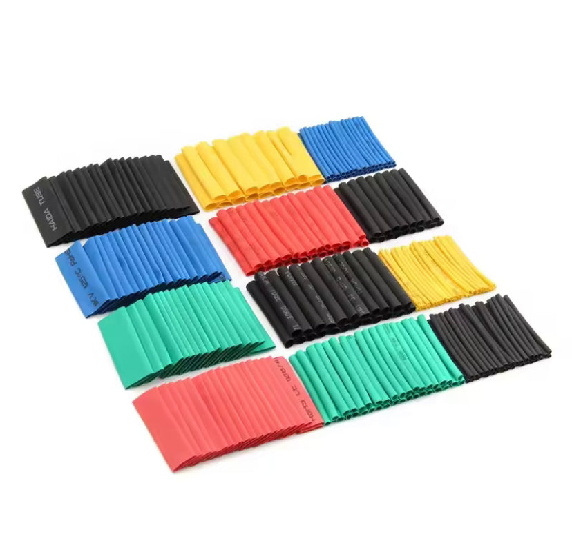 328PCS Heat Shrink Tube Set Shrink Tubing heat-shrinkable tube Electrical Connection Wire Organizer insulation Cable Connector Sleeving