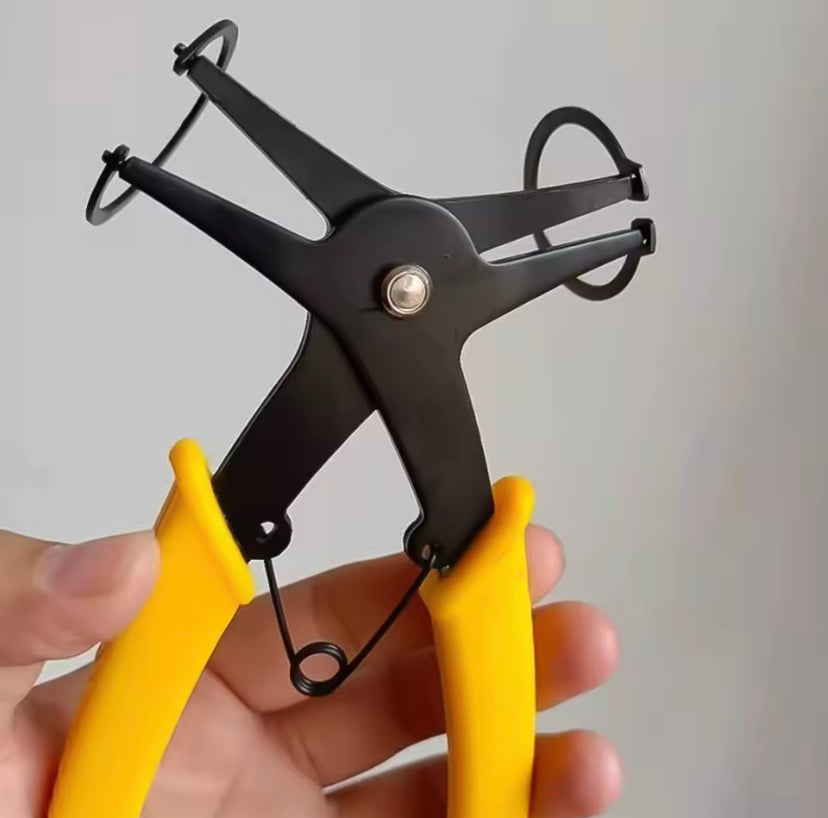 2 in 1 Internal External Snap Ring Pliers Multi Color Dual Purpose Retaining Circlip Pliers Tool for Inside Outside Rings