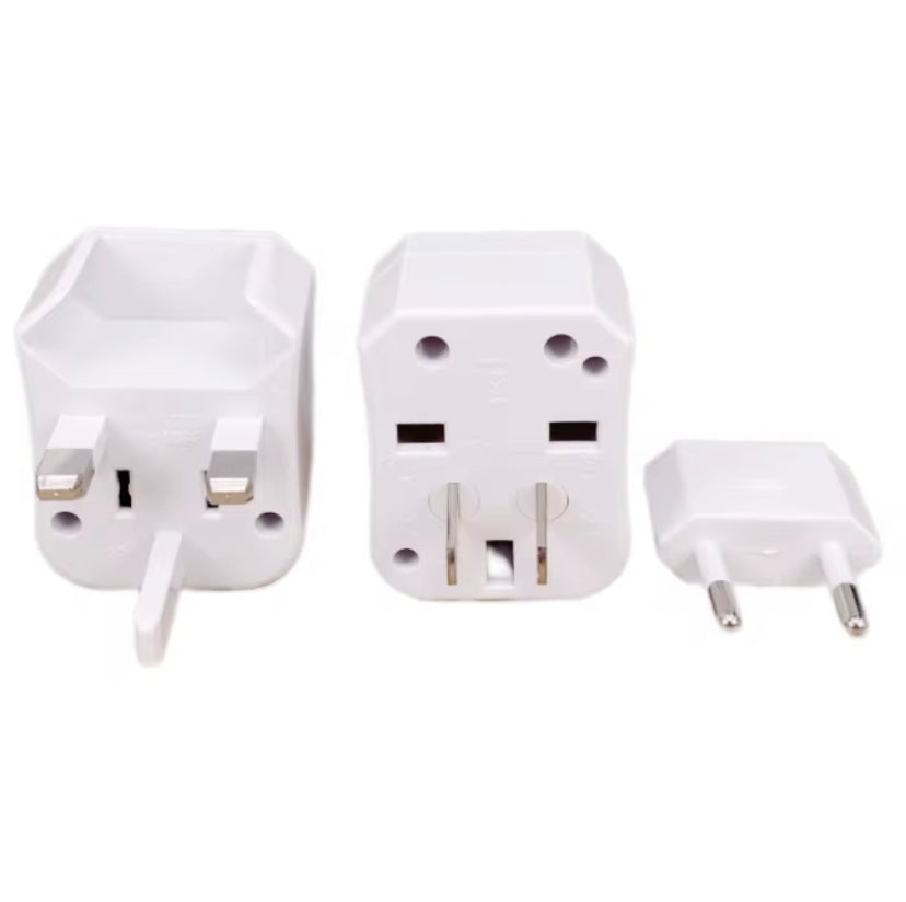 3 in 1 Global Travel Conversion 3 Sockets Plugs Universal Adapter Travel Abroad Converter Household Plugs US/AU/EU/UK Three-In-One