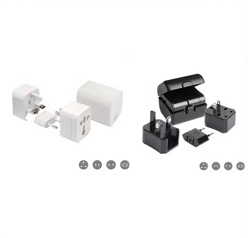 3 in 1 Global Travel Conversion 3 Sockets Plugs Universal Adapter Travel Abroad Converter Household Plugs US/AU/EU/UK Three-In-One