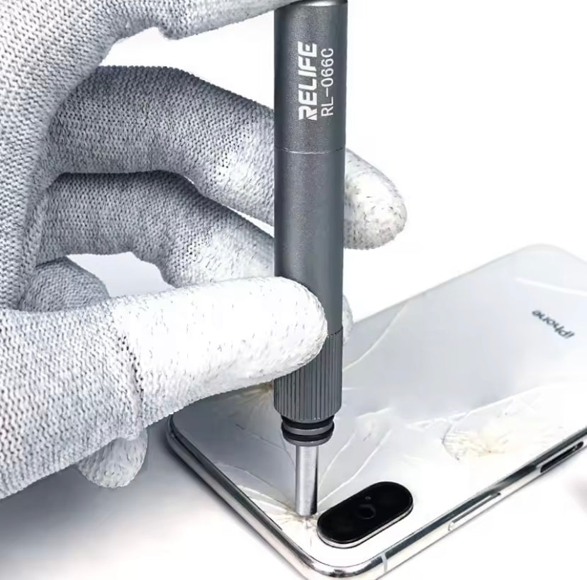 RELIFE RL-066C Mobile phone glass back cover blasting pen tungsten steel pen Crack Demolishing Pen fixed-point breaking glass