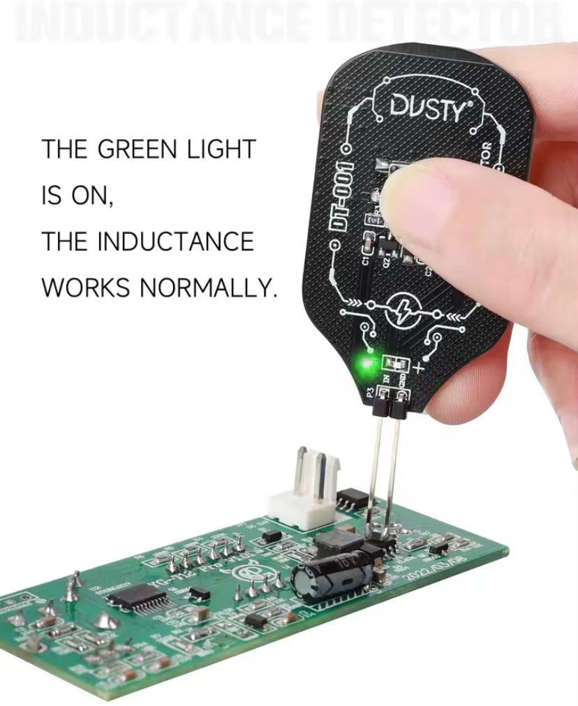 MECHANIC DT-001 Inductance Tester Motherboard Repair Tool Electromagnetic Induction Check Fault Finder for PCB Circuit Board