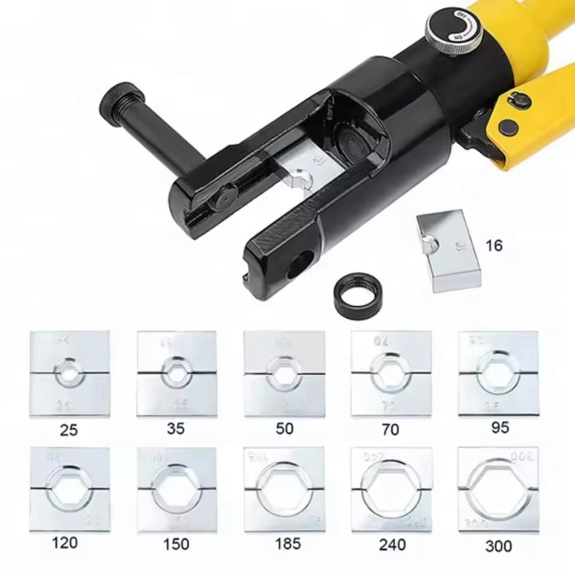 Industrial YQK-300 Manual Hydraulic Crimping Tool with Crimping Range 10-300mm2 Cable Lug Press Cable Terminal