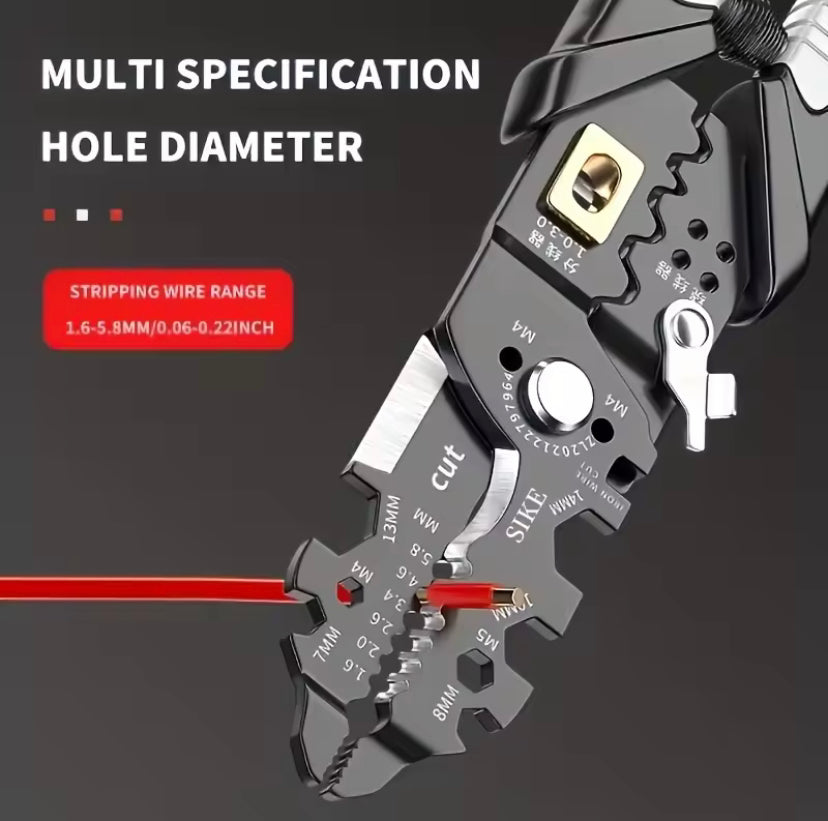 25-in-1 wire stripping pliers industrial grade multi-function electrician special cable stripping knife wire cutting pliers