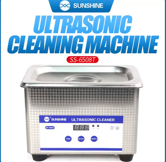 Sunshine SS-6508T 800ml Digital Ultrasonic Cleaner SUS304 Stainless Steel Portable Ultrasonic Cleaning Machine