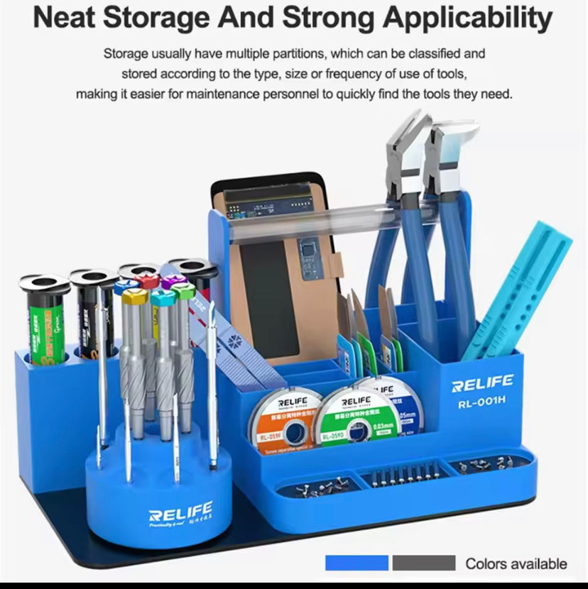 RELIFE RL-001H Rotating Intelligent Repair Storage Rack Multifunctional Professional Classified Storage Maintenance Storage Rack