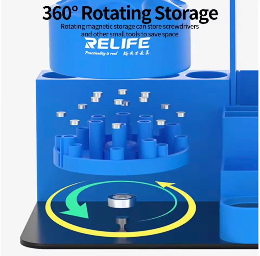 RELIFE RL-001H Rotating Intelligent Repair Storage Rack Multifunctional Professional Classified Storage Maintenance Storage Rack