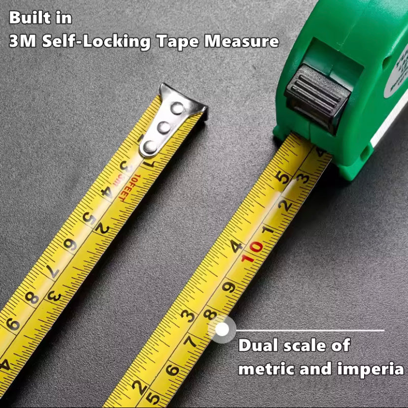 High Precision Multifunctional Infrared Laser Levels Built in Tape USB Charging  Measure Optical Instruments 10 FT Measurement & Construction Tools