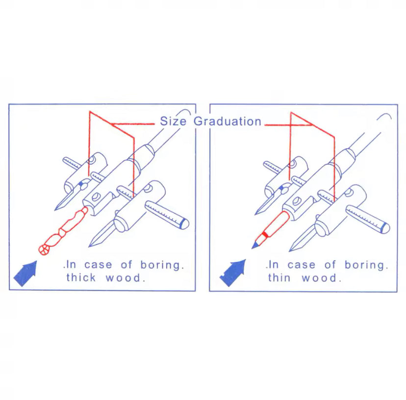 Adjustable Wood Drywall Circle Hole Drill Cutter Bit Saw Use 30mm To 300mm Circle Hole Saw Cutter Drill Bit