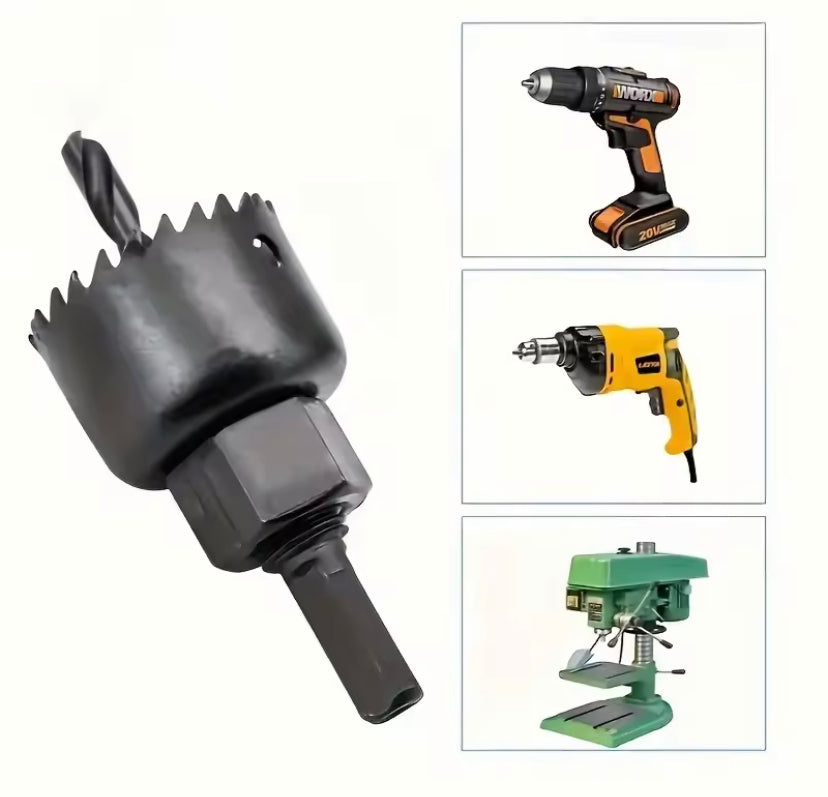8pcs Hole Saw Set Saw Cup Wood Crown Drill Bit For Gypsum Board Wood PVC Plastic Density Board Metal Woodworking Tools