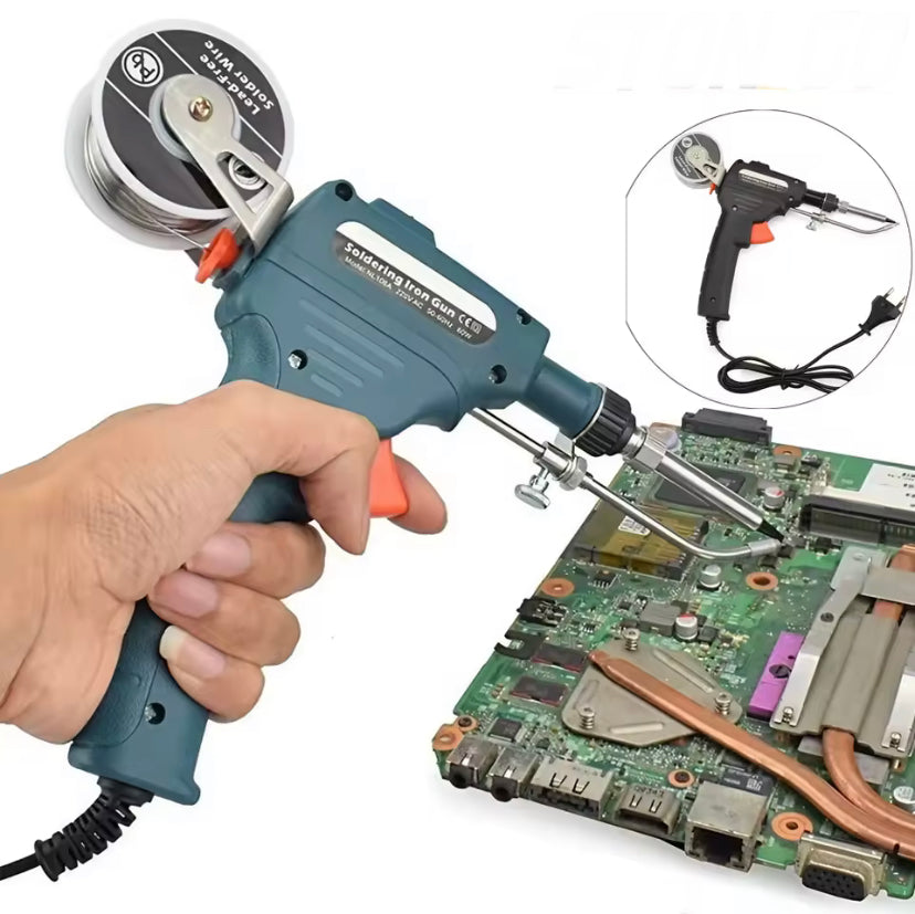 Handheld Internal Heating Iron 60W Automatic Soldering Gun Welding Platform Welding Repair Tool 220V
