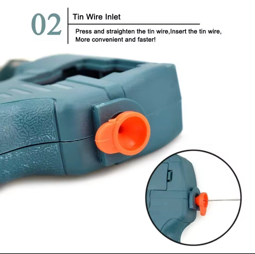 Handheld Internal Heating Iron 60W Automatic Soldering Gun Welding Platform Welding Repair Tool 220V
