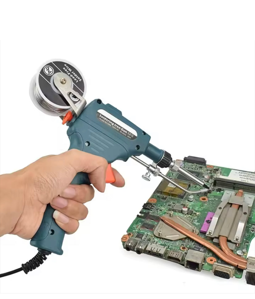 Handheld Internal Heating Iron 60W Automatic Soldering Gun Welding Platform Welding Repair Tool 220V