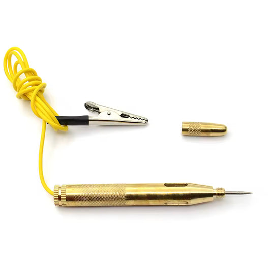 Auto Light Circuit Tester Car Lamp Voltage DC 6V 12V 24V Copper Test Pen Detector Probe Light System Test Probe Lamp