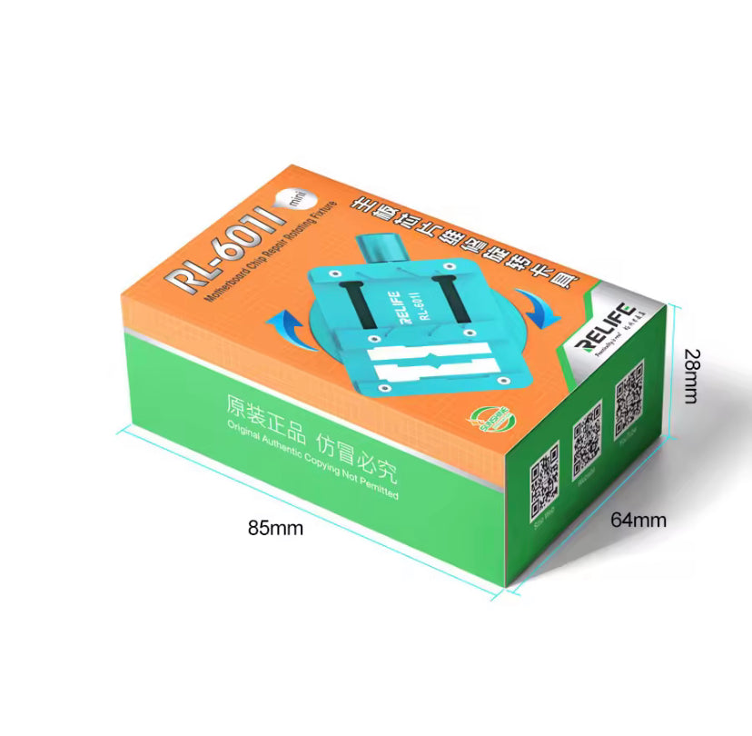RELIFE RL-601I Mini Rotary Fixture for Mobile Phone Motherboard IC Chip Repair Universal 360° Rotation Heat Resistance Clamp