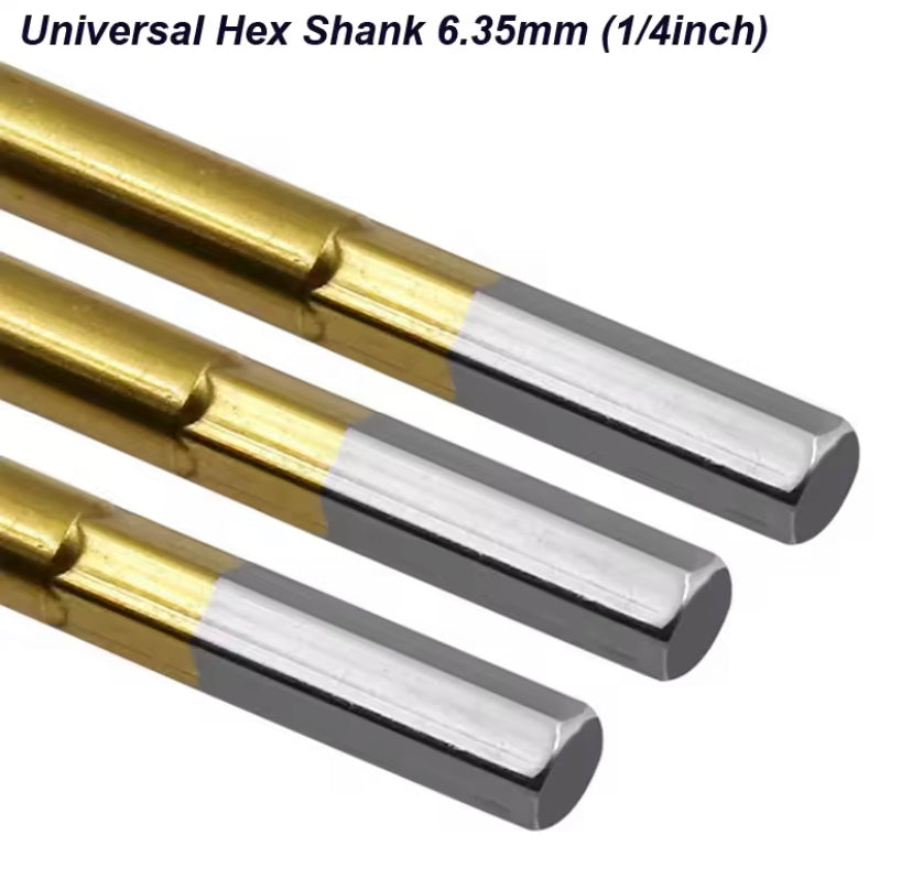 6PCSWoodworking Flat Drill Bits Three-point Bit Set Drawer Door Lock Boring Tool Wood Board Hole Enlarger Flat Drill Combination