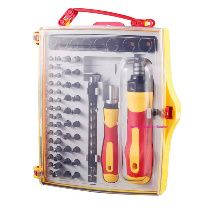Precision screwdriver set 62 in 1 mini magnetic screwdriver set, mobile phone iPad camera industrial home repair tools