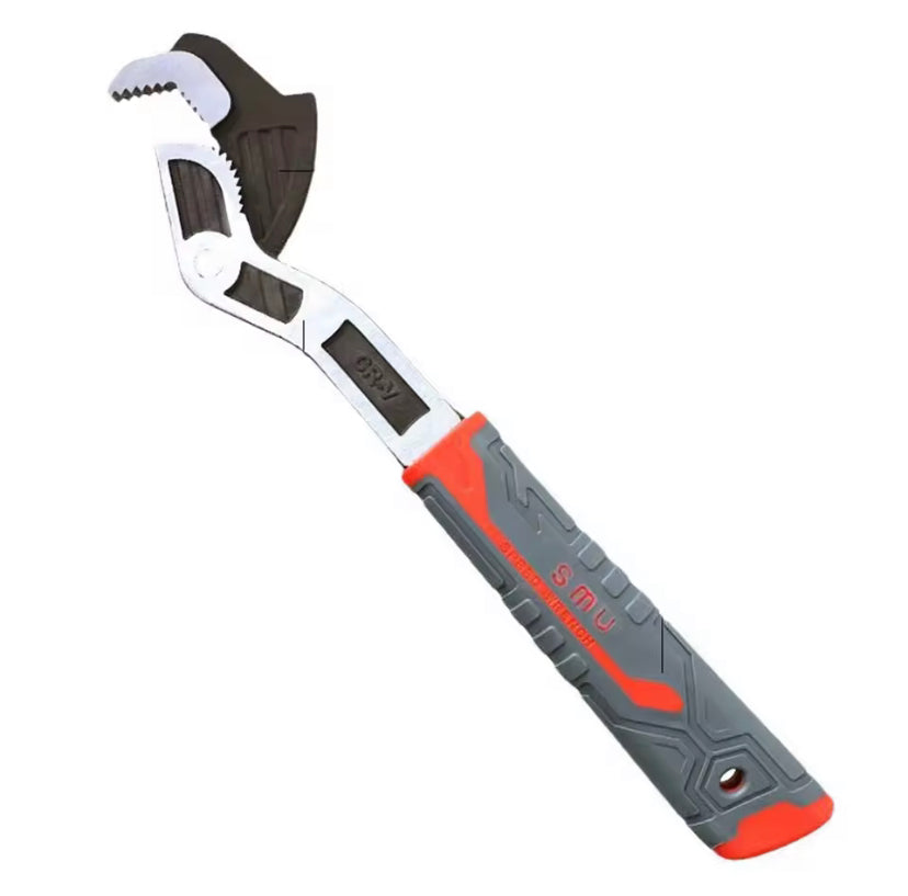 Industrial Grade Adjustable Multifunctional Self-locking Pipe Wrench Tool, Universal Pipe Wrench, Fast Power Grip Pipe Wrench