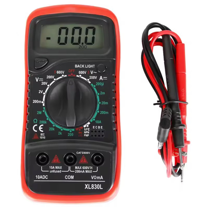 TITAN TN830L Handheld LCD Digital Multimeter Voltmeter Ammeter Ohmmeter Current Voltage Tester Portable AC/DC Ohm Meter Work Tools