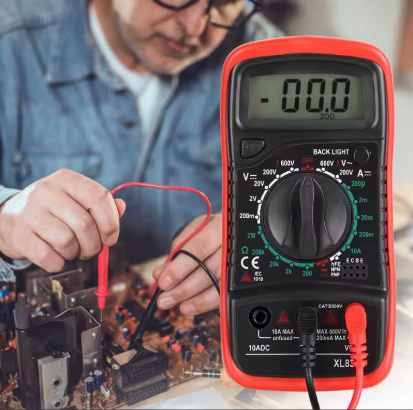 TITAN TN830L Handheld LCD Digital Multimeter Voltmeter Ammeter Ohmmeter Current Voltage Tester Portable AC/DC Ohm Meter Work Tools