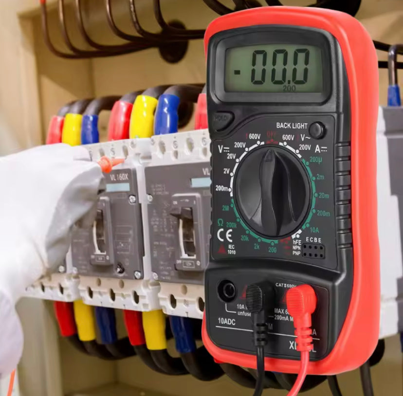 TITAN TN830L Handheld LCD Digital Multimeter Voltmeter Ammeter Ohmmeter Current Voltage Tester Portable AC/DC Ohm Meter Work Tools